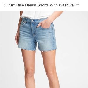 Gap 5” denim shorts